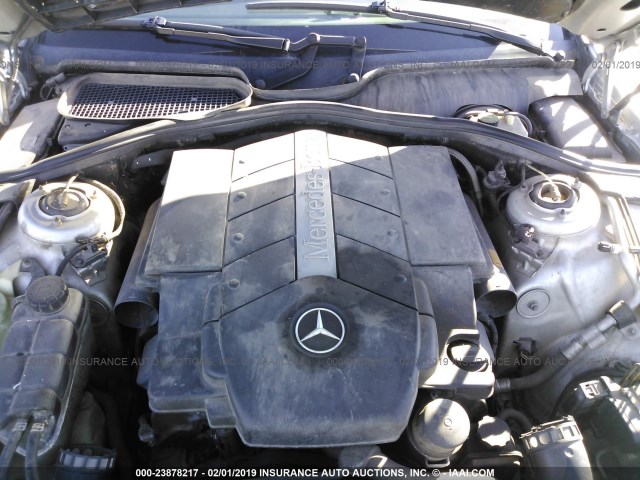 WDBNG84J13A335347 - 2003 MERCEDES-BENZ S 500 4MATIC SILVER photo 10