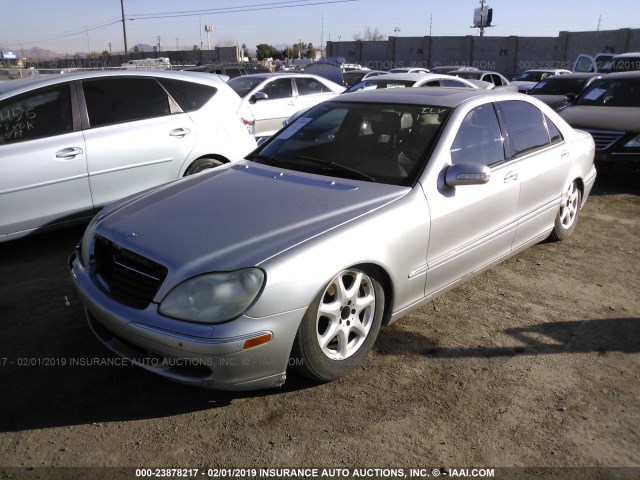 WDBNG84J13A335347 - 2003 MERCEDES-BENZ S 500 4MATIC SILVER photo 2