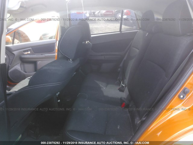 JF2GPACC3E8321319 - 2014 SUBARU XV CROSSTREK 2.0 PREMIUM ORANGE photo 8