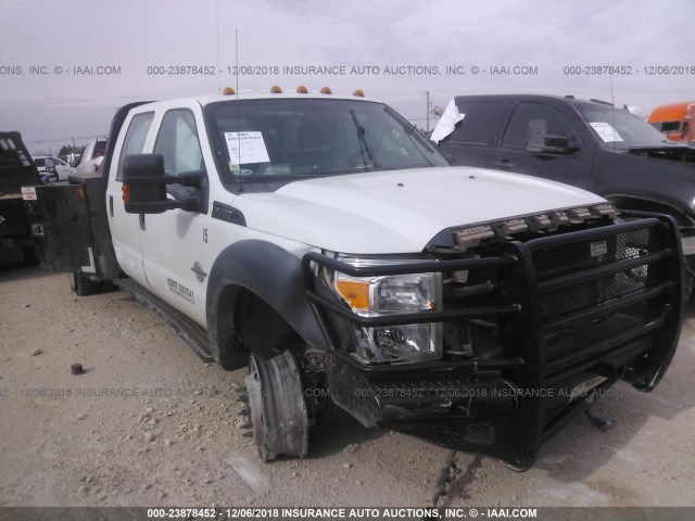 1FD0W4HT5DEA48621 - 2013 FORD F450 SUPER DUTY WHITE photo 1