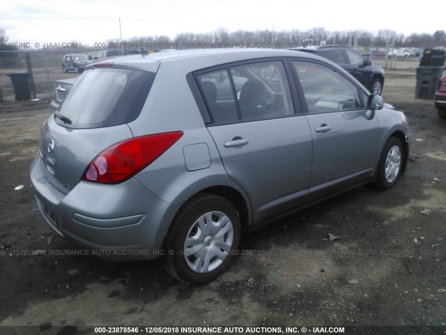 3N1BC1CP7CK249006 - 2012 NISSAN VERSA S/SL GRAY photo 4