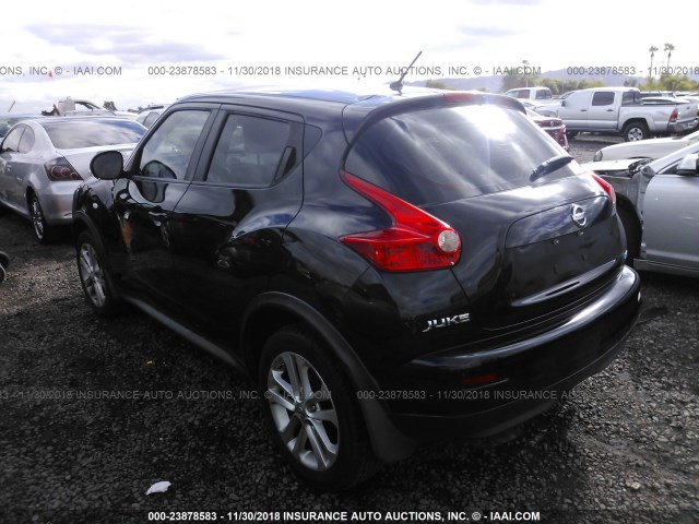 JN8AF5MRXDT207349 - 2013 NISSAN JUKE S/SV/SL BLACK photo 3