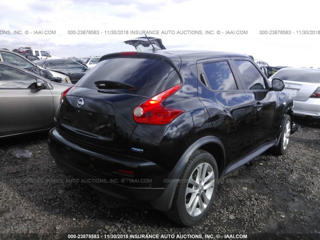 JN8AF5MRXDT207349 - 2013 NISSAN JUKE S/SV/SL BLACK photo 4