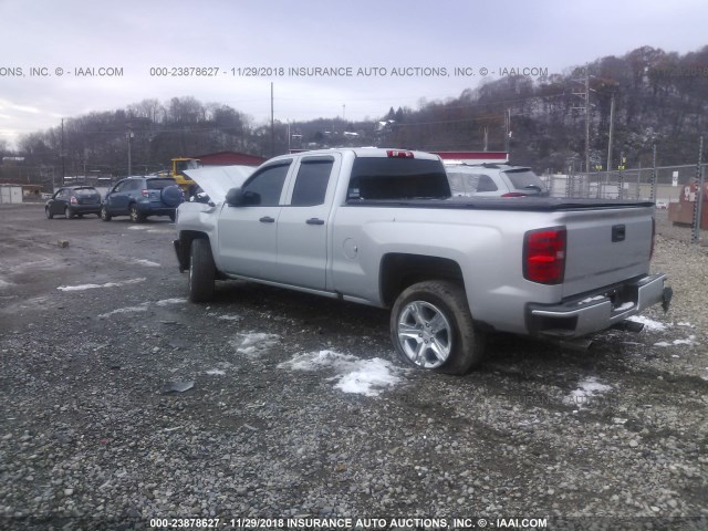 1GCVKPEC8JZ351327 - 2018 CHEVROLET SILVERADO K1500 CUSTOM SILVER photo 3