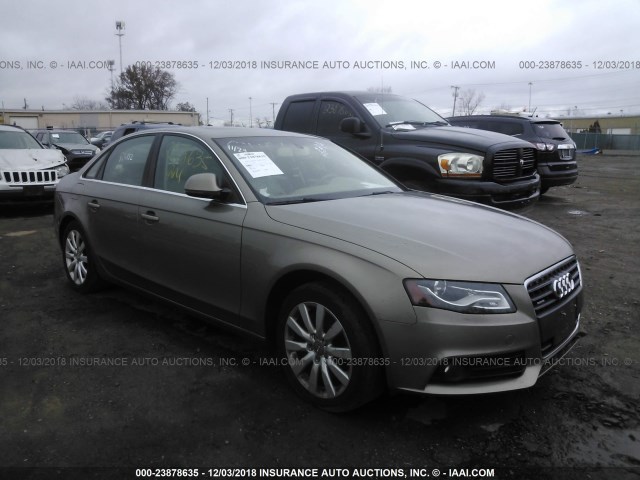 WAUSF78KX9N050195 - 2009 AUDI A4 PREMIUM PLUS TAN photo 1