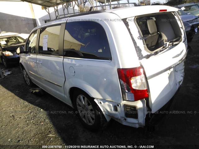 2C4RC1BGXFR546706 - 2015 CHRYSLER TOWN & COUNTRY TOURING WHITE photo 3