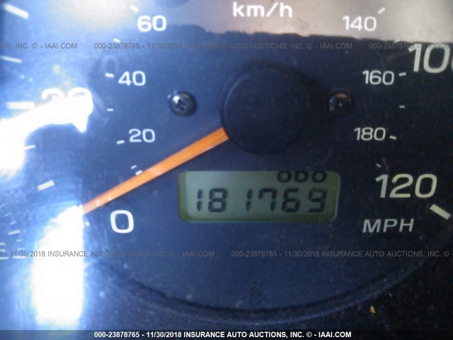 JF1SF6553WH773365 - 1998 SUBARU FORESTER S RED photo 7