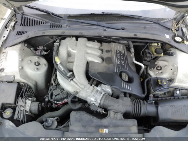 1LNHM86S94Y621450 - 2004 LINCOLN LS WHITE photo 10