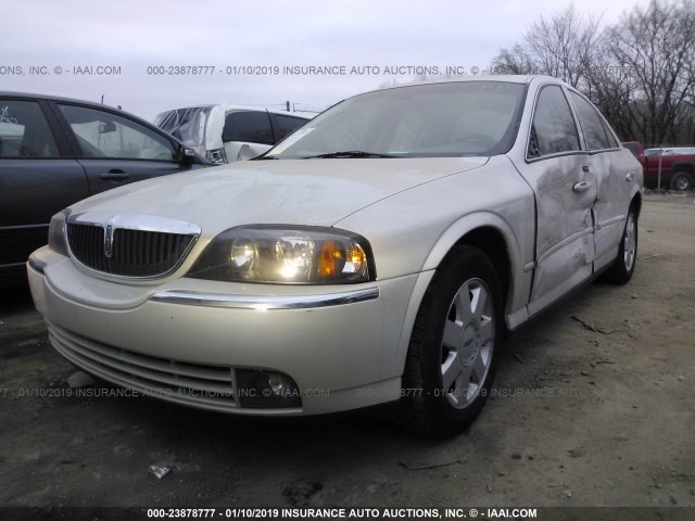 1LNHM86S94Y621450 - 2004 LINCOLN LS WHITE photo 2