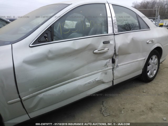 1LNHM86S94Y621450 - 2004 LINCOLN LS WHITE photo 6