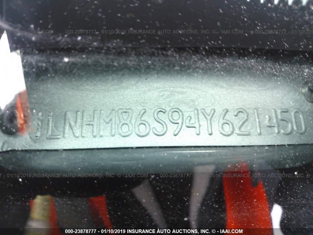 1LNHM86S94Y621450 - 2004 LINCOLN LS WHITE photo 9