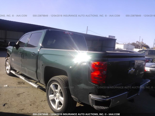 3GCPCREC7FG305190 - 2015 CHEVROLET SILVERADO C1500 LT GREEN photo 3