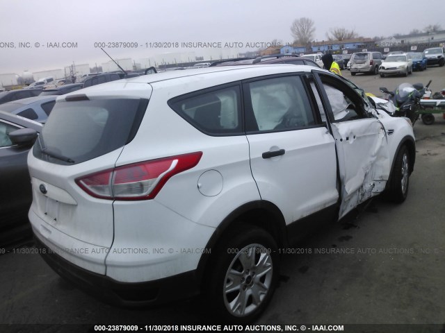 1FMCU0F77EUD44040 - 2014 FORD ESCAPE S WHITE photo 4