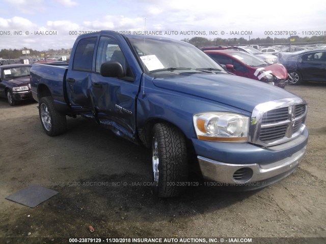 1D7HA18K76J158081 - 2006 DODGE RAM 1500 ST BLUE photo 1