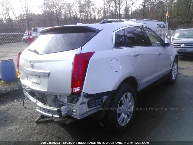 3GYFNDEYXAS557133 - 2010 CADILLAC SRX LUXURY COLLECTION SILVER photo 4