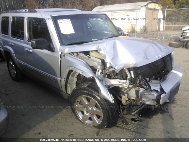 1J8HG58N37C679209 - 2007 JEEP COMMANDER LIMITED SILVER photo 1