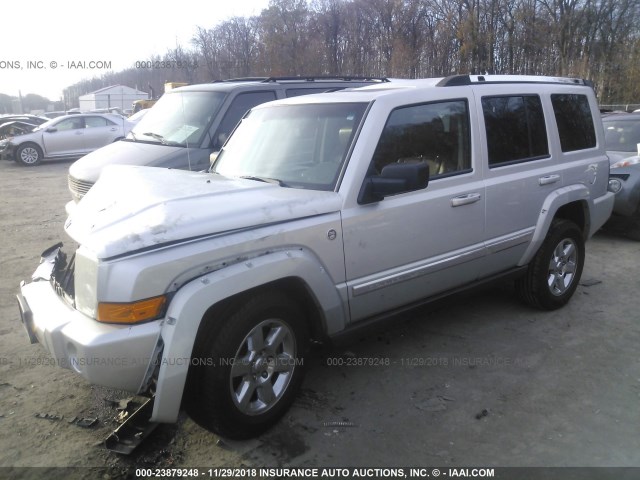 1J8HG58N37C679209 - 2007 JEEP COMMANDER LIMITED SILVER photo 2