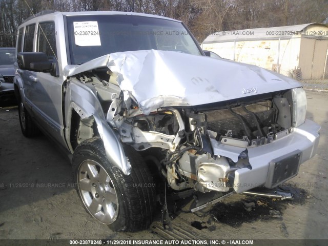 1J8HG58N37C679209 - 2007 JEEP COMMANDER LIMITED SILVER photo 6