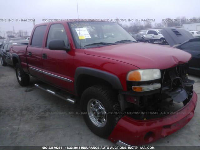 1GTGK13U57F195243 - 2007 GMC SIERRA K1500 HEAVY DUTY RED photo 1