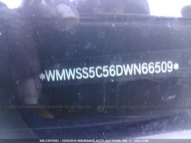 WMWSS5C56DWN66509 - 2013 MINI COOPER S PACEMAN BLACK photo 9