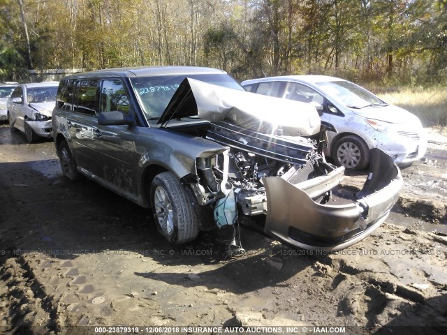 2FMGK5B80DBD15518 - 2013 FORD FLEX SE TAN photo 1