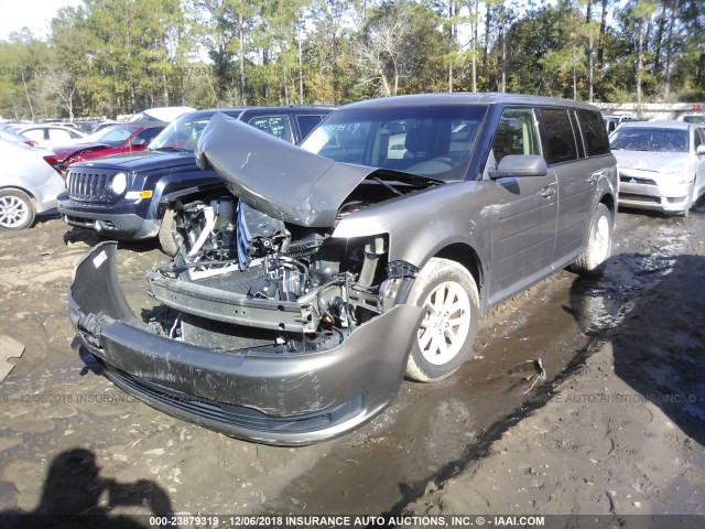 2FMGK5B80DBD15518 - 2013 FORD FLEX SE TAN photo 2