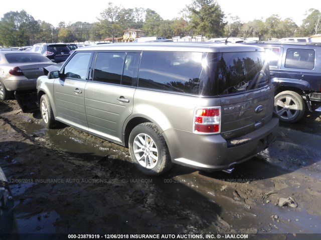 2FMGK5B80DBD15518 - 2013 FORD FLEX SE TAN photo 3