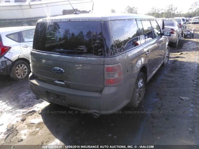 2FMGK5B80DBD15518 - 2013 FORD FLEX SE TAN photo 4