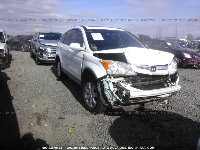 JHLRE38739C001864 - 2009 HONDA CR-V EXL WHITE photo 1