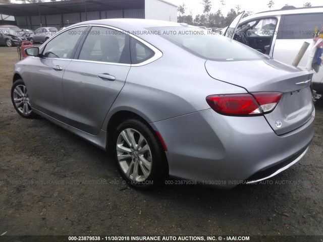 1C3CCCAB8GN165155 - 2016 CHRYSLER 200 LIMITED GRAY photo 3