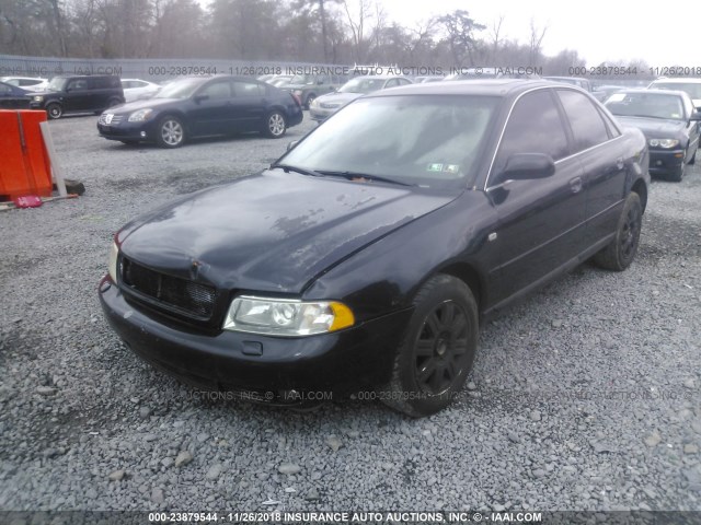 WAUDH28DXYA036553 - 2000 AUDI A4 BLACK photo 2