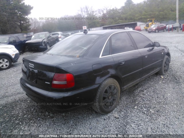 WAUDH28DXYA036553 - 2000 AUDI A4 BLACK photo 4