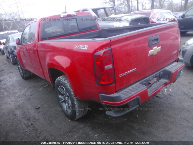 1GCHTDEA1G1236096 - 2016 CHEVROLET COLORADO Z71 RED photo 3