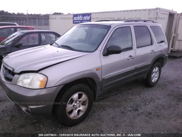 4F2YU09131KM36382 - 2001 MAZDA TRIBUTE LX/ES Pewter photo 2