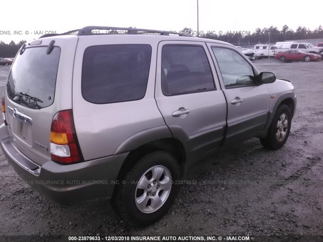 4F2YU09131KM36382 - 2001 MAZDA TRIBUTE LX/ES Pewter photo 4