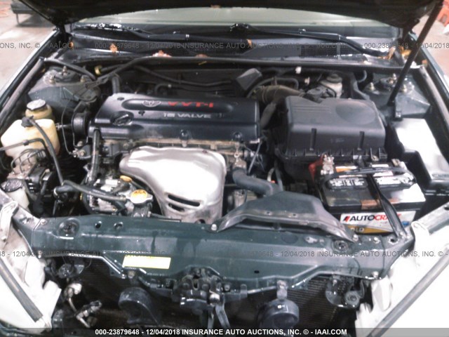 4T1BE32K43U783570 - 2003 TOYOTA CAMRY LE/XLE/SE GREEN photo 10