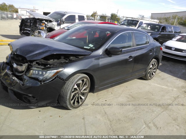 19UDE2F88GA002371 - 2016 ACURA ILX PREMIUM STYLE/TECH STYLE GRAY photo 2