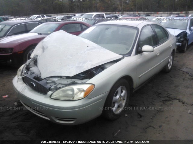 1FAFP55U24A124324 - 2004 FORD TAURUS SES BEIGE photo 2