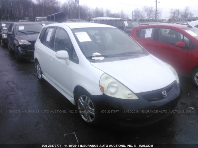 JHMGD38617S033518 - 2007 HONDA FIT S 白色 照片 1