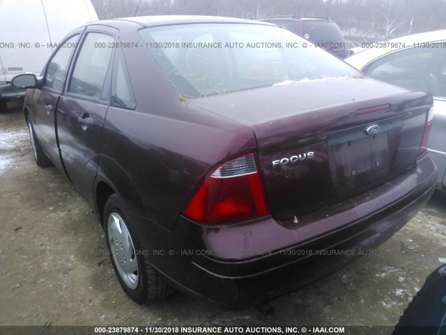 1FAFP34NX7W218487 - 2007 FORD FOCUS ZX4/S/SE/SES MAROON photo 3