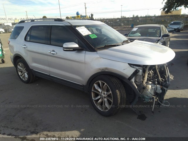 1FM5K7F85EGA97003 - 2014 FORD EXPLORER LIMITED SILVER photo 1