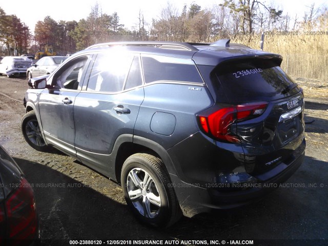 3GKALTEV2JL359702 - 2018 GMC TERRAIN SLE Navy photo 3