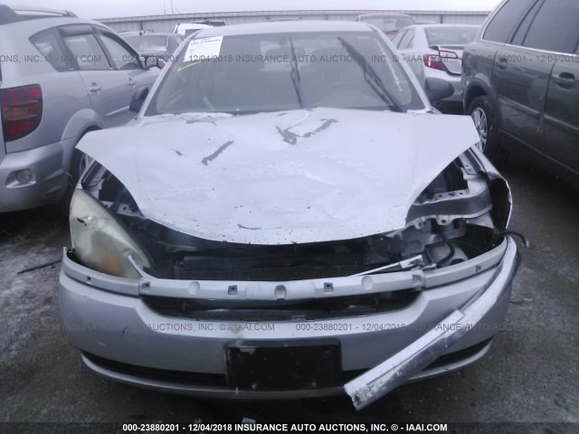 1G1ZT52864F192714 - 2004 CHEVROLET MALIBU LS 银色 照片 6