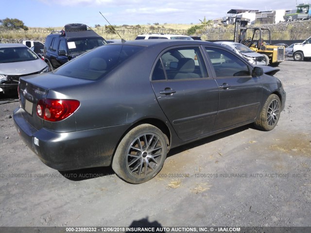 1NXBR32E28Z964382 - 2008 TOYOTA COROLLA CE/LE/S GRAY photo 4