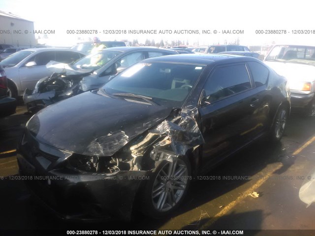 JTKJF5C77B3004744 - 2011 TOYOTA SCION TC 黑色 照片 2