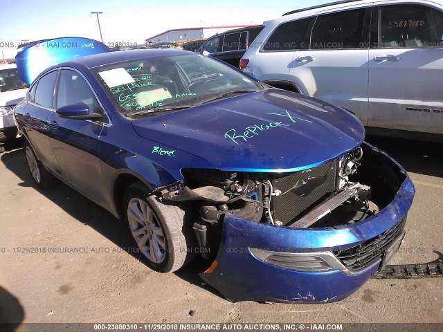 1C3CCCAB5FN686316 - 2015 CHRYSLER 200 LIMITED BLUE photo 1