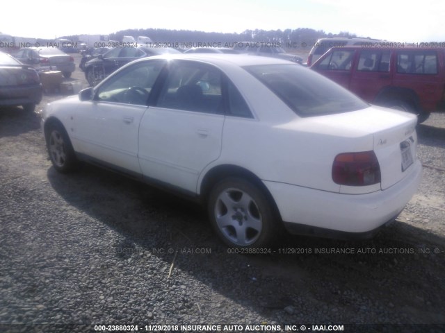 WAUDA88D7VA007448 - 1997 AUDI A4 2.8 WHITE photo 3