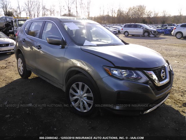 KNMAT2MV1HP523401 - 2017 NISSAN ROGUE S/SV GRAY photo 1