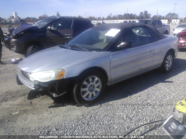 1C3EL65R36N176838 - 2006 CHRYSLER SEBRING LIMITED SILVER photo 2