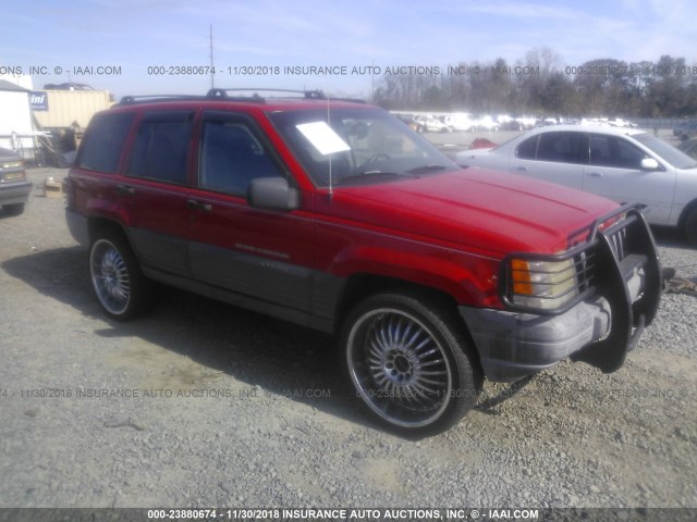 1J4GZ58S8VC629948 - 1997 JEEP GRAND CHEROKEE LAREDO/TSI RED photo 1